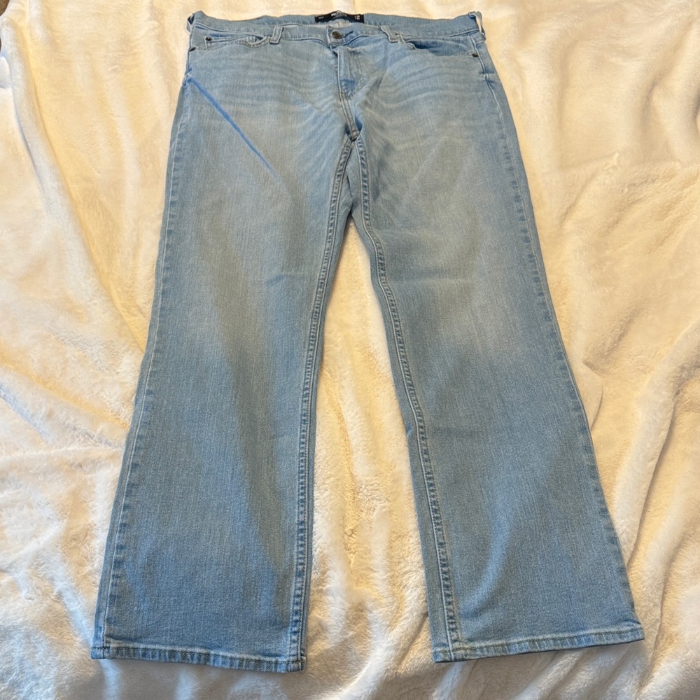 NWOT Hollister Straight Epic Flex Light Blue Men's Jeans